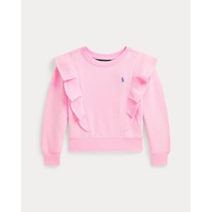'Ruffled French Terry' Sweatshirt für kleinkind & kleine Mädchen