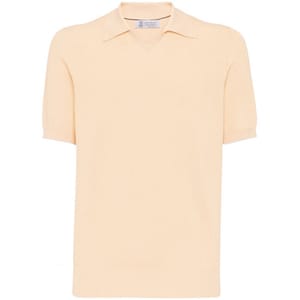 'Ribbed' Polohemd für Herren