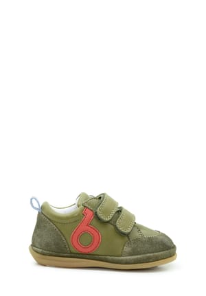 Myrtille logo   erste Schritte Khaki Rot