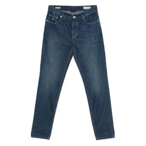 'Embroidered-Logo' Jeans für Herren