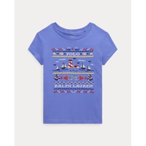 'Nautical-Graphic' T-Shirt für kleinkind & kleine Mädchen