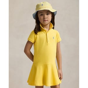 'Stretch' Polo-Kleid für kleinkind & kleine Mädchen