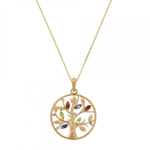 Pendentif sur chaine 'Arbre De Vie' pour Femmes