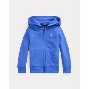 'French Terry Full-Zip' Kapuzenpullover für kleinkind & kleine Mädchen
