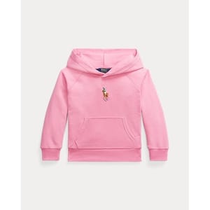 'Big Pony French Terry' Kapuzenpullover für kleinkind & kleine Mädchen