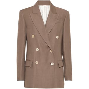 'Monili-Detail' Klassischer Blazer für Damen