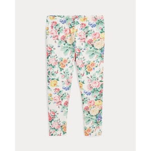 'Floral Stretch' Leggings für kleinkind & kleine Mädchen