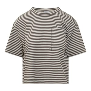 'Striped' T-Shirt für Damen
