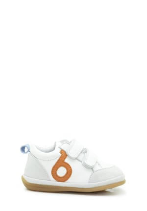 Myrtille logo   erste Schritte Weiss Orange