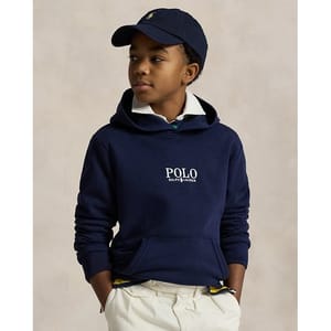'Logo French Terry Hoodie' Kapuzenpullover für großes Jungen