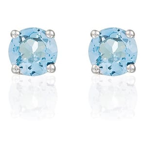 Boucles d'oreilles 'Single Topaze' pour Femmes