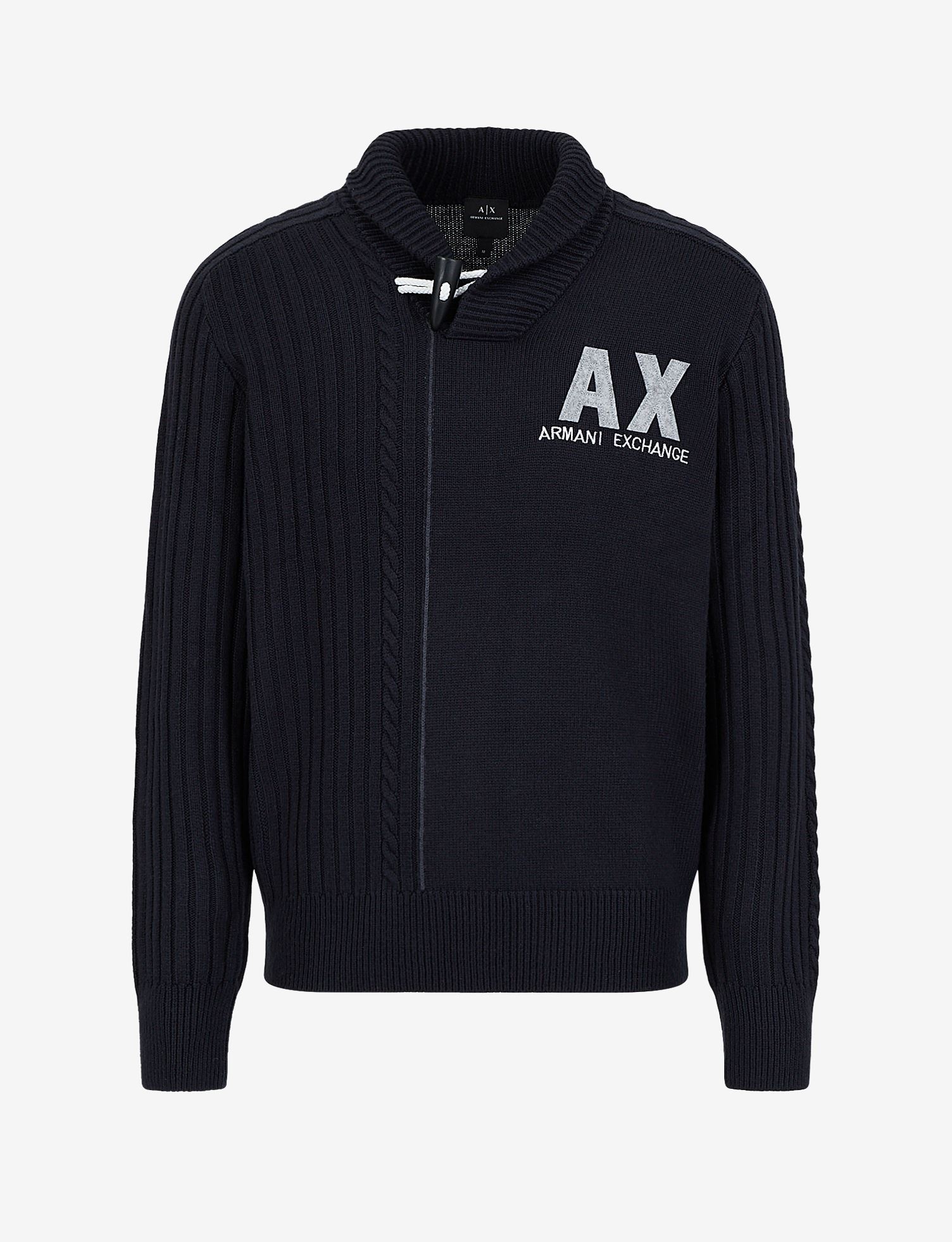 Image of Armani Exchange M's Col ras-du-cou Grösse XL Herren